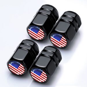 Tire Valve Cap - American Flag